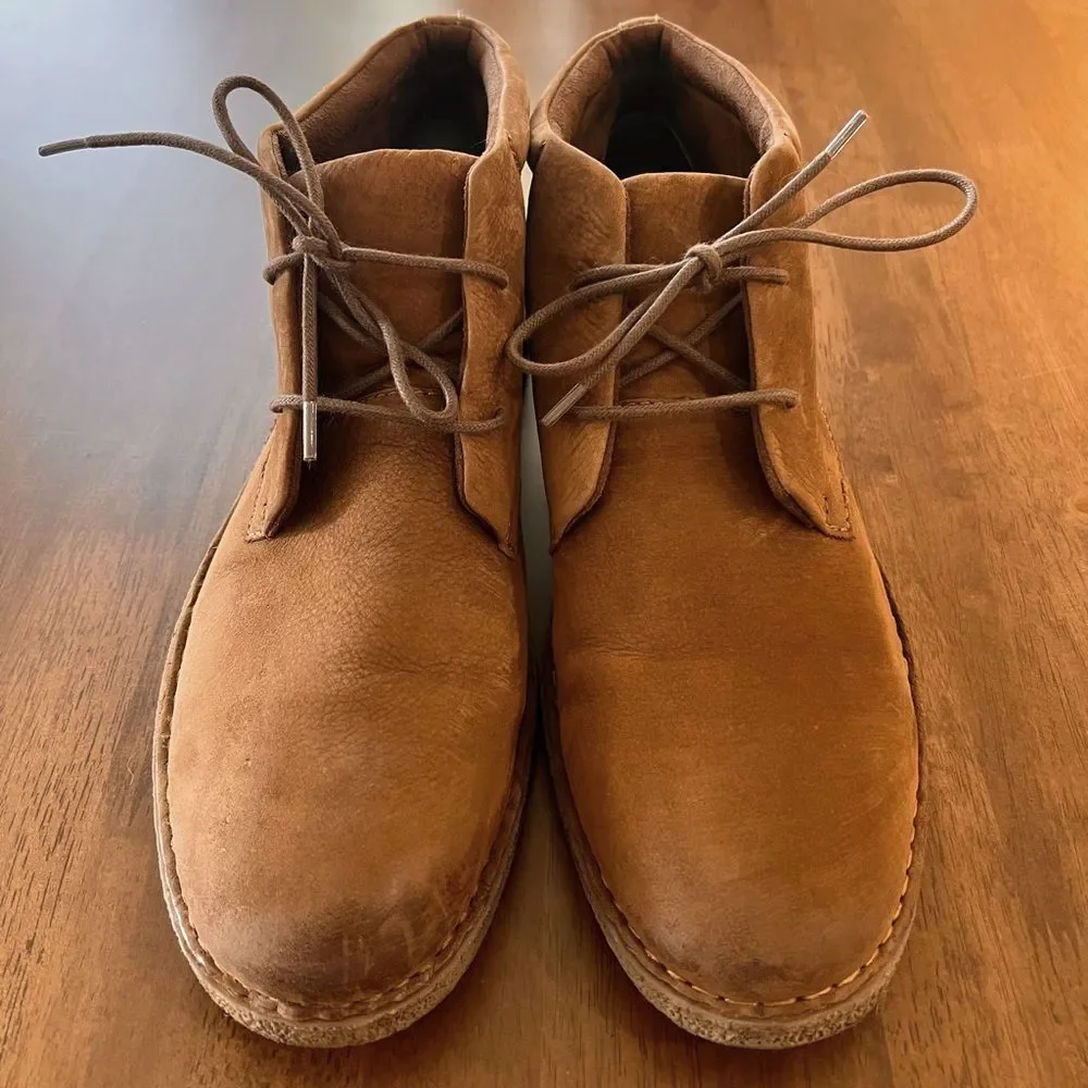 Born brown suede